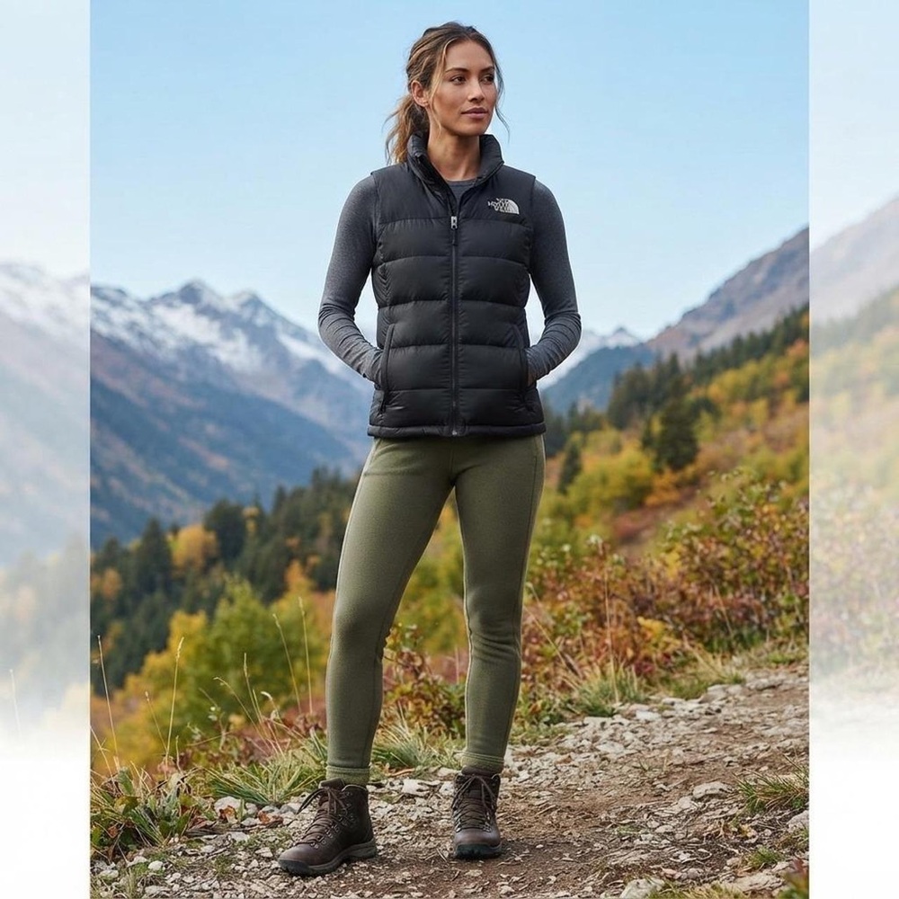 The North Face Women's Black Puffer Vest